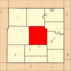 Location in Linn County