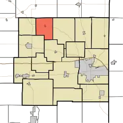 Location in Wayne County