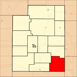 Location in Greenwood County