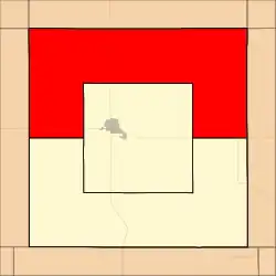 Location in Grant County