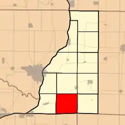 Location in Henderson County