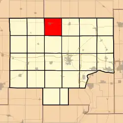 Location in Bureau County