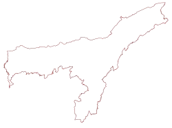 Location of Gethsemane Man-made Forest