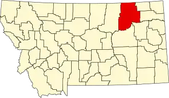 Valley County map