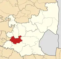 Location in Mpumalanga