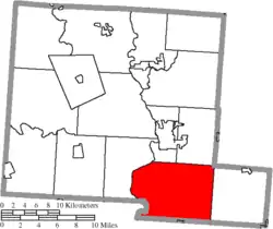 Location of Pickaway Township in Pickaway County