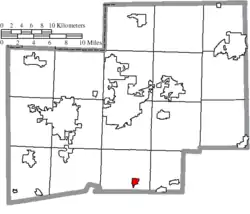 Location of East Sparta in Stark County