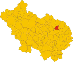 Gallinaro within the Province of Frosinone