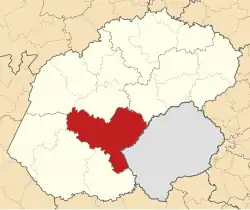 Location in the Free State