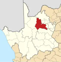 Location in the Northern Cape