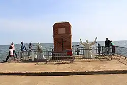 Fr. Mapeera (on the left) and Amansi (on the right) monument was constructed by the white fathers