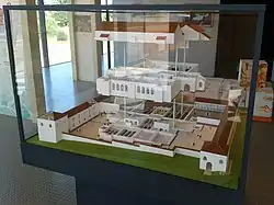 Cross-sectional model of the baths