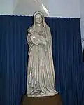 Marble statue of the Virgin Mary (Sainte-Madeleine church)