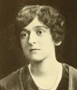 A young white woman with wavy hair cut in a bob