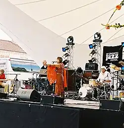 Mari Boine performing at the Kongsberg Jazz in 2007