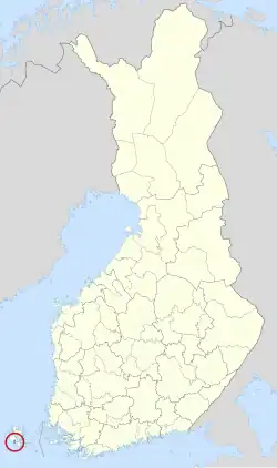 Location of Mariehamn sub-region