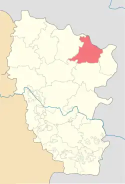 Location of Markivskyi Raion