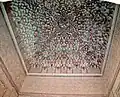The muqarnas ceiling over the chamber