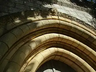 Entrance to the chapel