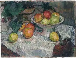 Mathilde Vollmoeller-Purrmann&nbsp;[de], Stillleben mit Früchten, 1906–07