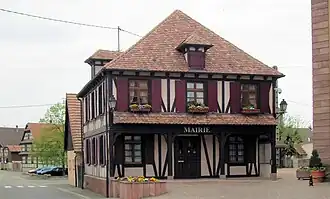 The town hall in Matzenheim