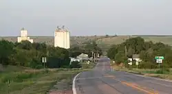 Maywood, seen from the west along Nebraska Highway 23