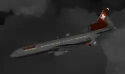CG render of McDonnell Douglas MD-11 HB-IWF