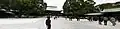 Meiji Shrine main yard panorama