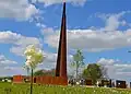 The memorial spire