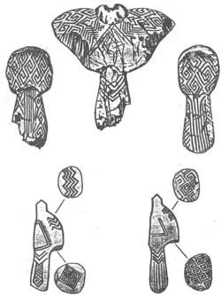 Engraved figurine from Mezine, Ukraine