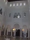The mosque interior