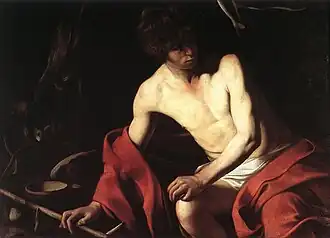 Caravaggio, John the Baptist (Galleria Nazionale d'Arte Antica)