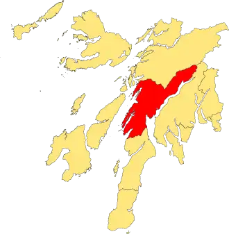 Location of the ward