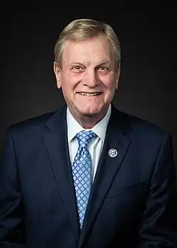 Portrait of Mike Simpson, the current U.S. representative for the 2nd district of Idaho