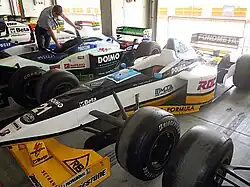 A Minardi M197 in display.