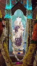 Miraculous image of Our Lady of Mount Carmel, Varapuzha Basilica, India