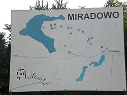 A map of the village