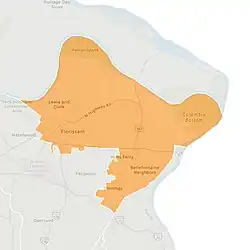 Map of the district