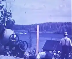 Mixing Cement Sanshaw Gold Mine 1937