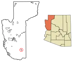 Location in Mohave County, Arizona
