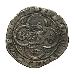 Coinage of the Lordship of Milan, featuring a biscione