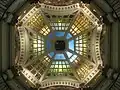 Interior of the courthouse's dome