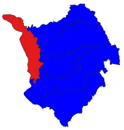 Location in Thayarwaddy district