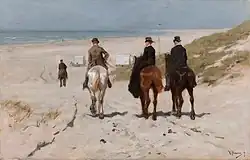 Anton Mauve, Morning Ride on the Beach (1876)