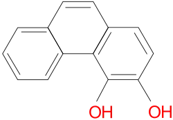 Chemical structure of morphol.