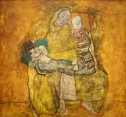 Mother with two children II, 1915 Leopold Museum