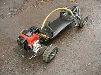 MotoBoard combustion engine skateboard, mid 2010s