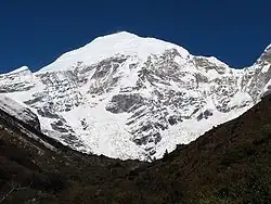 Mt. Jomolhari from Jangothang, Bhutan