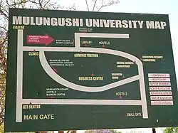 Map of the Main (Great North Road) Campus