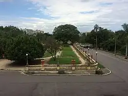 Frontal garden before restoration work